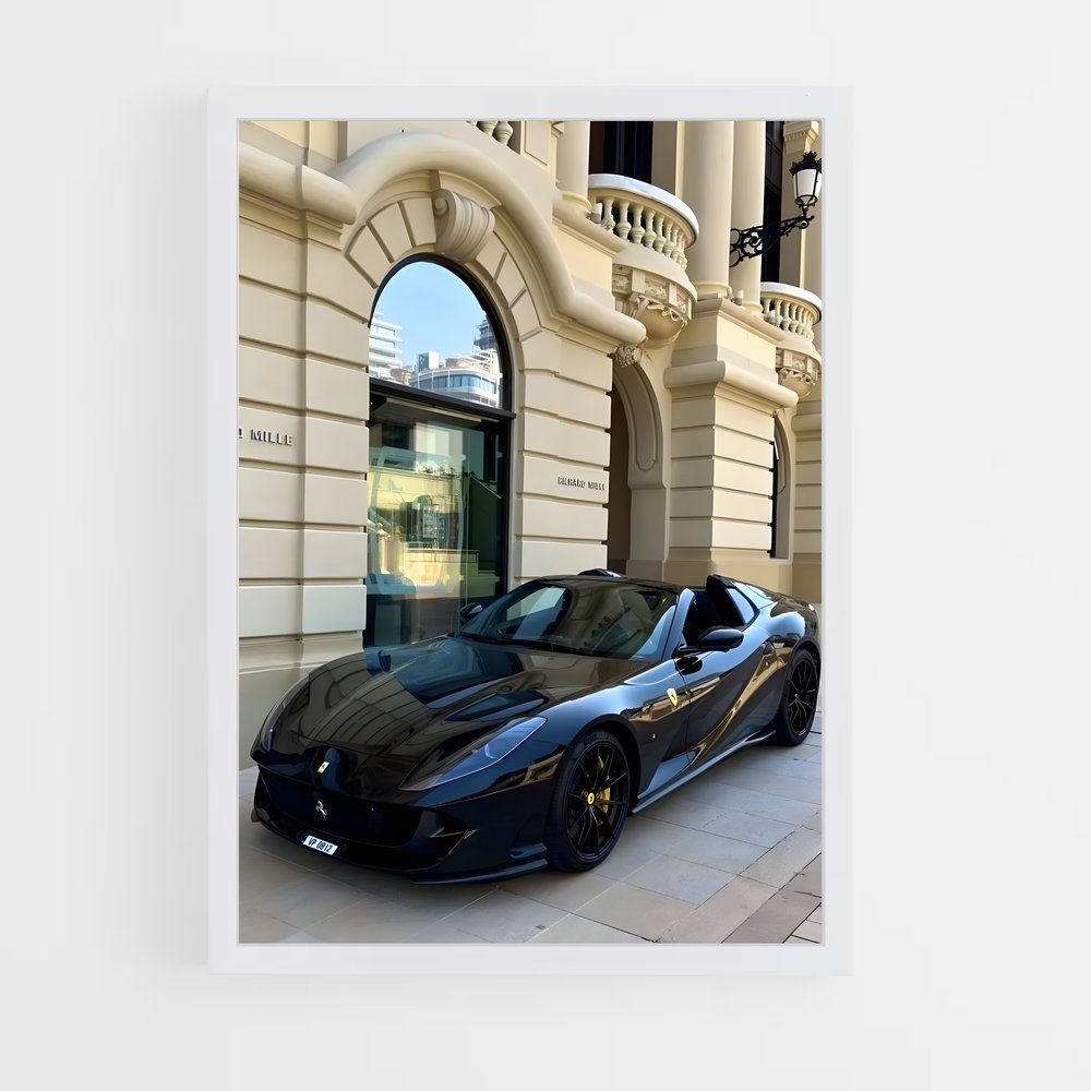 Poster gts icône – affiche Ferrari (vue 3)